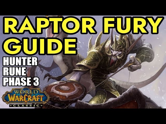 Hunter Rune of Raptor Fury Guide | Wow Classic SoD