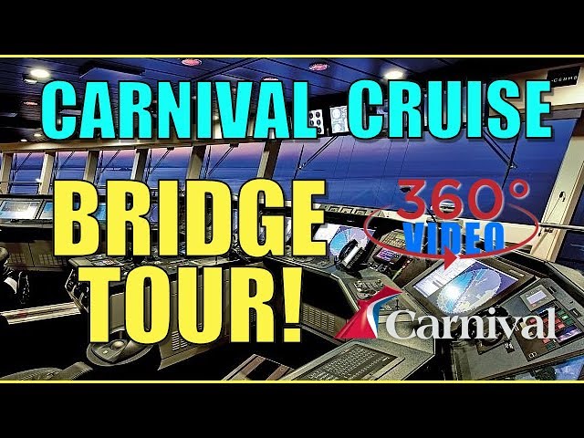 EXCLUSIVE: CARNIVAL SUNSHINE ~ BRIDGE TOUR ~ 360 Degree Tour (4K)