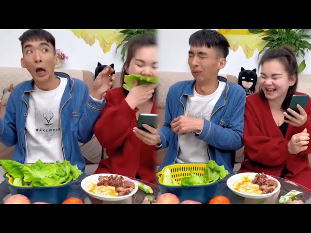 My Husband Is Too Selfish. He Eats Alone😺😍Chinese Funny Clips Part 233