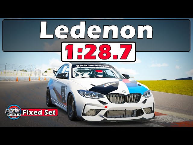 iRacing BMW M2 Circuit de Ledenon Track Guide - 1:28.7