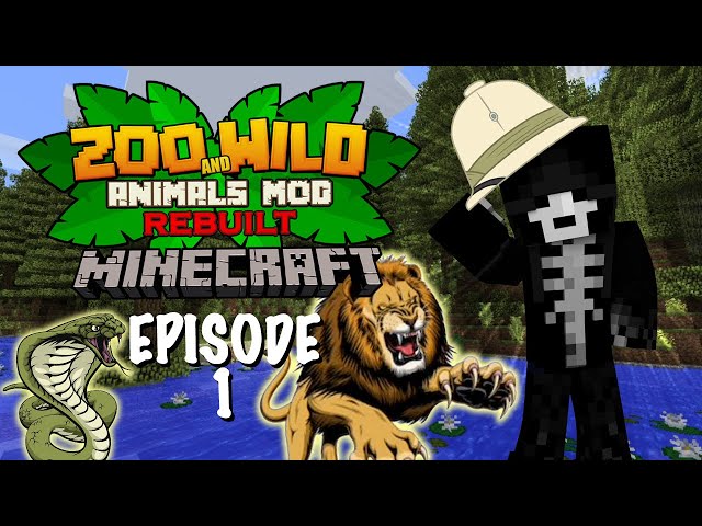 Minecraft SMP: Zoo and Wild Animal (ZAWA) Mod - EP1 - Snakes on Snakes