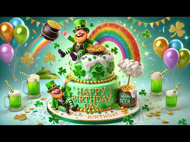 🍀 "St. Patrick's Day Cake: Celebrate Kids Born on This Lucky Day! 🎂"