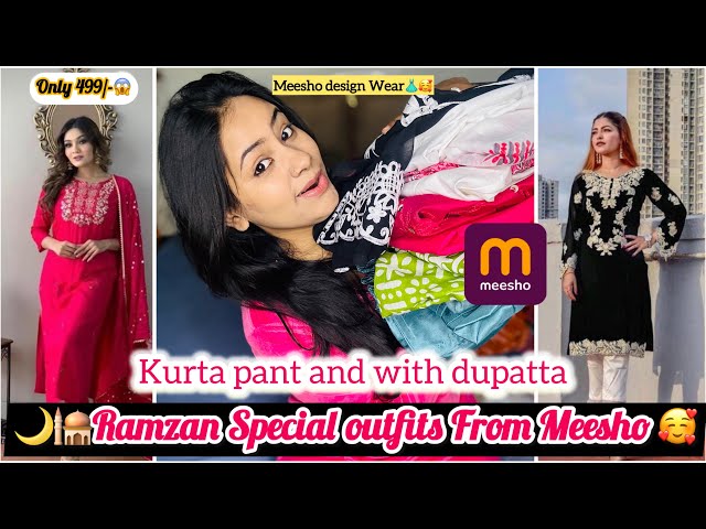 💞Meesho Suits with duppattaa🥰🎀|| Meesho Ramzan Special Outfit 👗🌙🕌|| Kurta Set haul 👗🤩#meeshohaul #yt