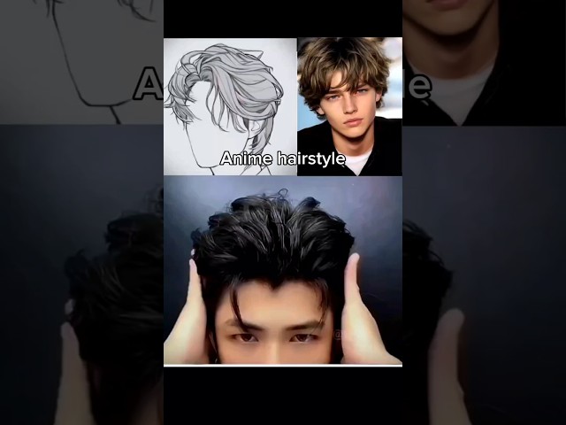 Anime hairstyle 🔥 #hairstyle #edit #fyp #shorts #trending #video #yt