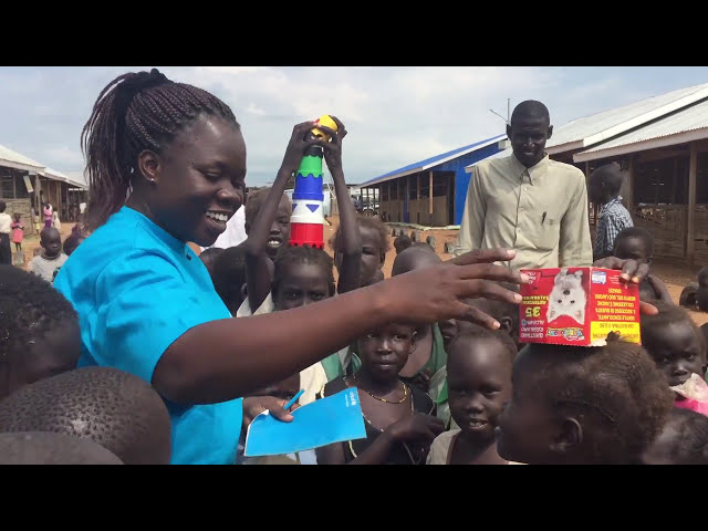 UNICEF Education Officer at Mal School in Juba