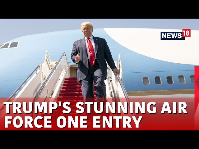 President Donald Trump Arrives In West Palm Beach Aboard Air Force One | LIVE | Trump News LIVE