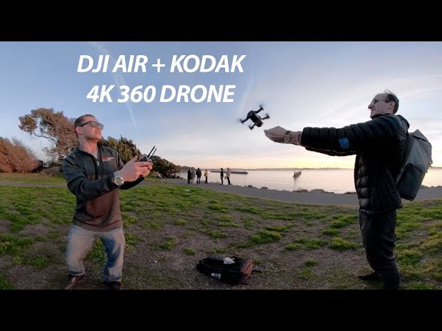 DJI AIR + KODAK = 4K 360° VR DRONE!!