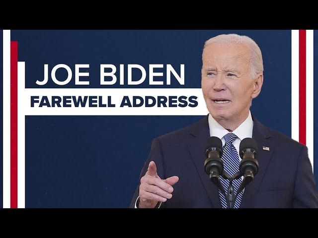 LIVE REPLAY: President Joe Biden shares his farewell address to the U.S.