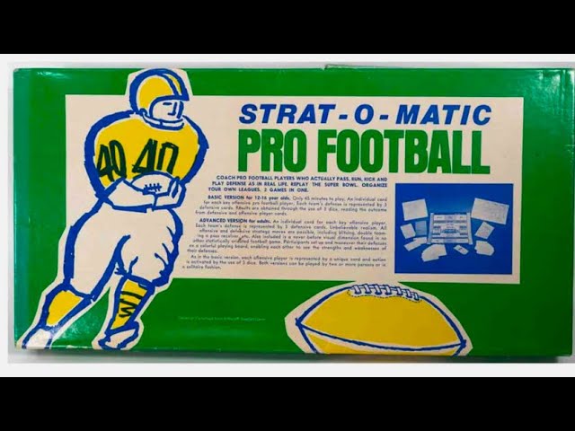 Basic Strat-O-Matic Football played with Fast Action Cards (FAC).