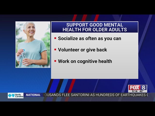 Prioritizing mental health for seniors