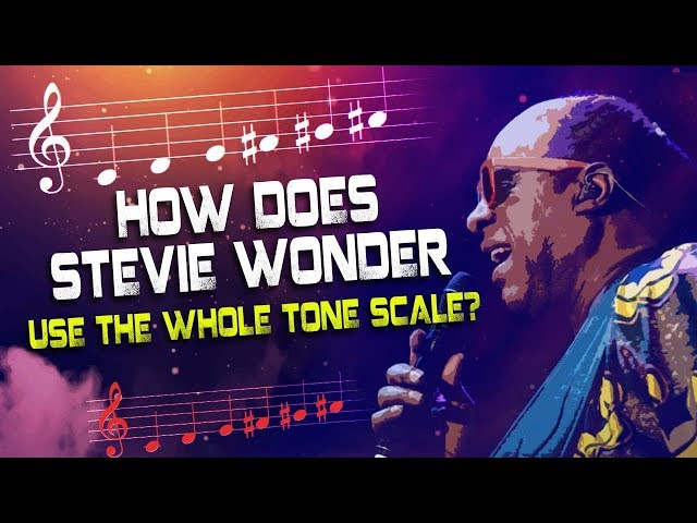 ❤️How does Stevie  Wonder use the Whole tone Scale? - tutorial ❤️