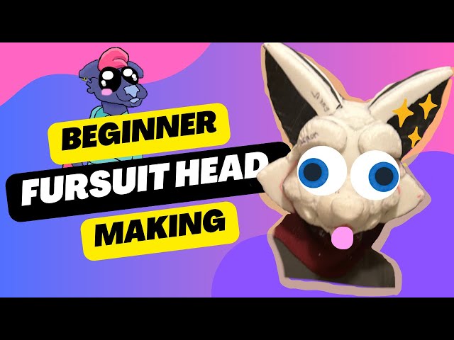 I attempt making a fursuit head for the first time (part 1)