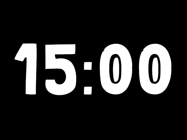 15 Minutes Countdown Timer With Voice