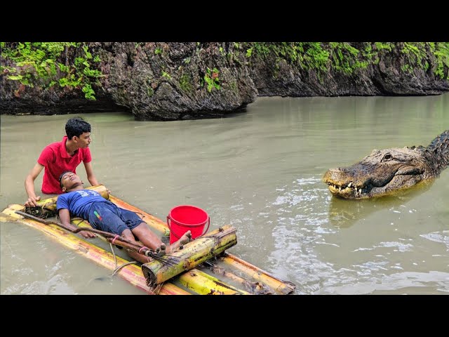 Crocodile Attacks Fishing Man | Alligator Attacks Fishing Boys | Fun made movie Part 48