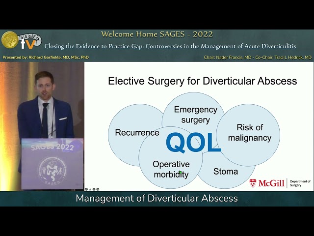 Management of Diverticular Abscess