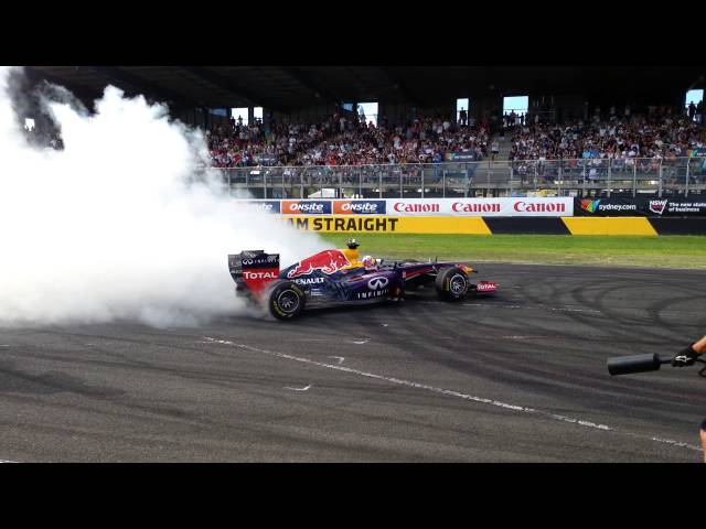 Daniel Ricciardo having fun at Top Gear Festival