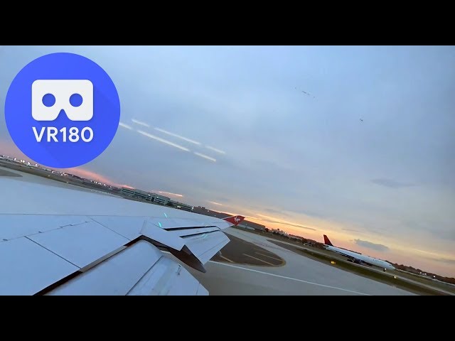 VR180 Takeoff JFK NYC Boeing 747