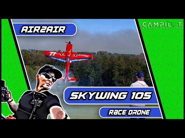 SkyWing 105 air2air with a 5" race drone