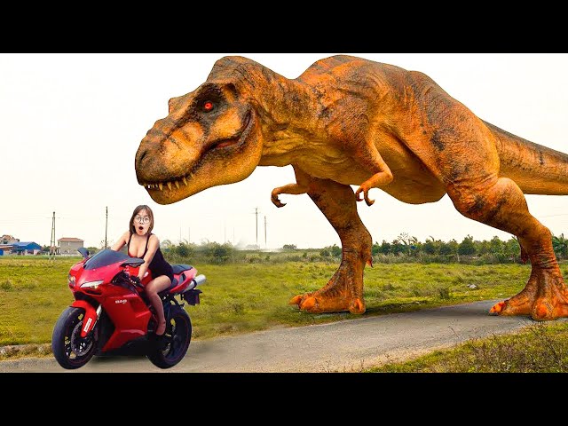 New Hollywood Movie (2024) Dinosaur Attack | T-rex Vs Anaconda | Jurassic Park| Dinosaur