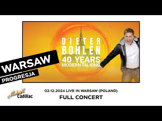 DIETER BOHLEN Live in Warsaw (Poland) 02.12.2024