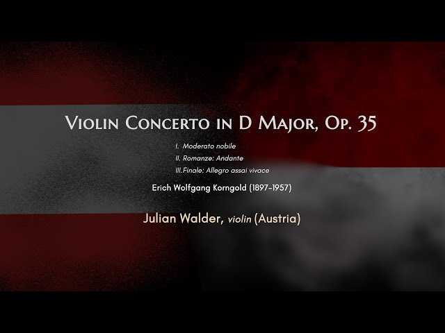 Jakarta Concert Orchestra - Julian Walder, violin (Austria) | Violin Concerto in D Major, Op. 35