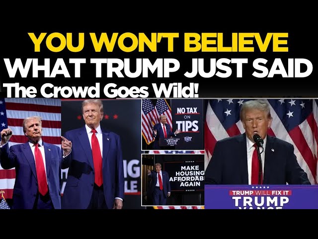 Trump Speech LIVE | President Trump on No Taxes On Tips & Taxes | Donald Trump Latest News LIVE