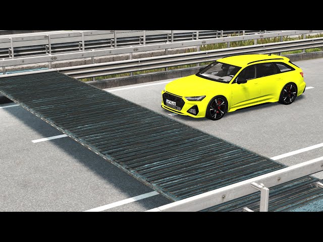 Cars vs Massive Iron Sheet - BeamNG Drive