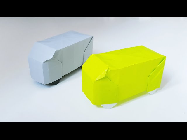 How to Fold Origami Bus