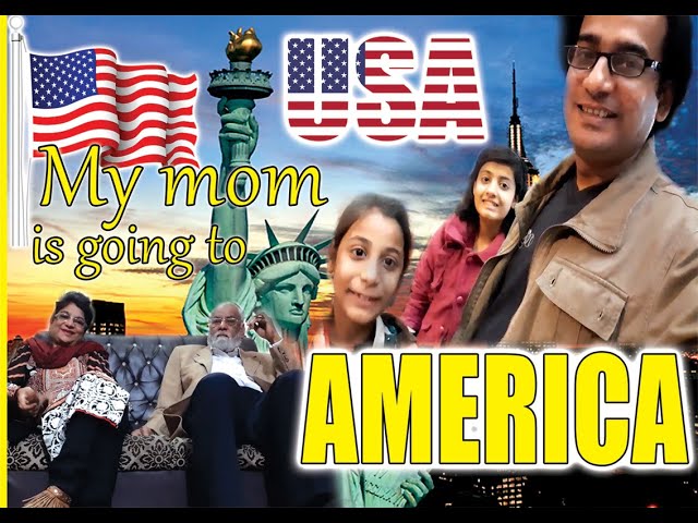 My mom is going to USA America by umair shahid