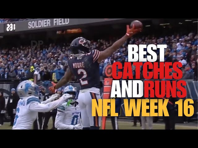 NFL Week 16: Best Catches & Runs in One Must-See Highlight Reel!