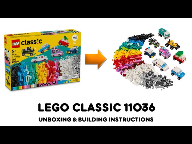 LEGO CLASSIC 11036 ideas Unboxing and Building instructions