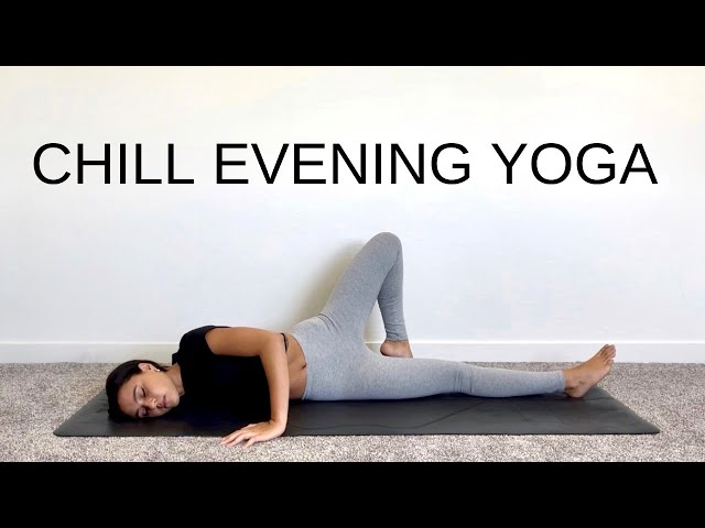 Chill Evening Yoga + Meditation | Wind Down Relaxing Stretch