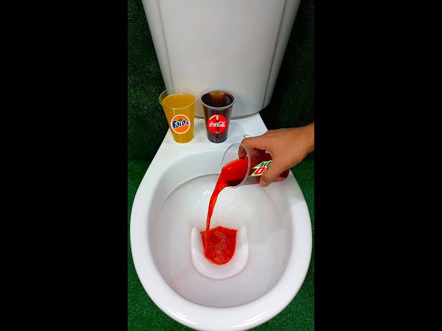 Compilation ASMR satisfying Candy Colors Rainbow Candy in Toilet #asmr #candy #shortsviral