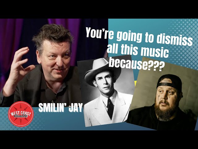 Smilin" Jay talking about narrow minded music fans.