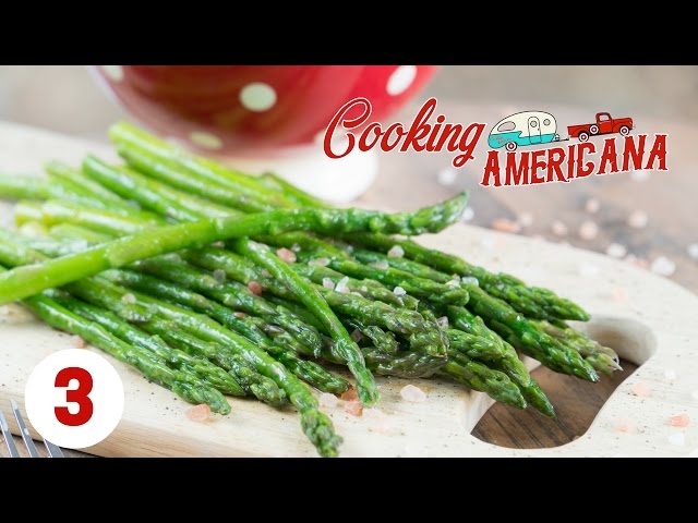 How to Grill Asparagus - Cooking Americana (episode 3)