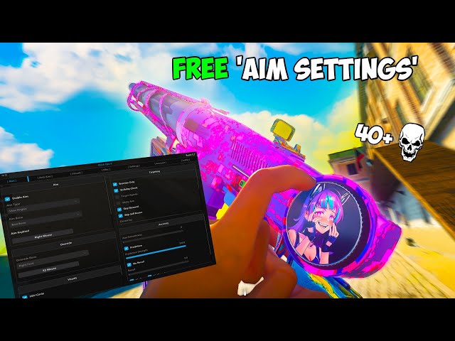 I USED THE BEST 'AIM SETTINGS' ON WARZONE | FREE CAMOS, OPERATORS & MORE!