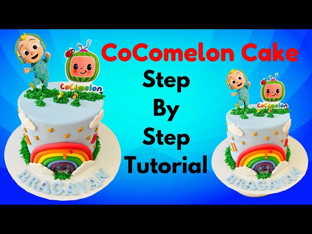 CoComelon Birthday Cake | CoComelon Theme Cake | CoComelon Cake with Rainbow Design