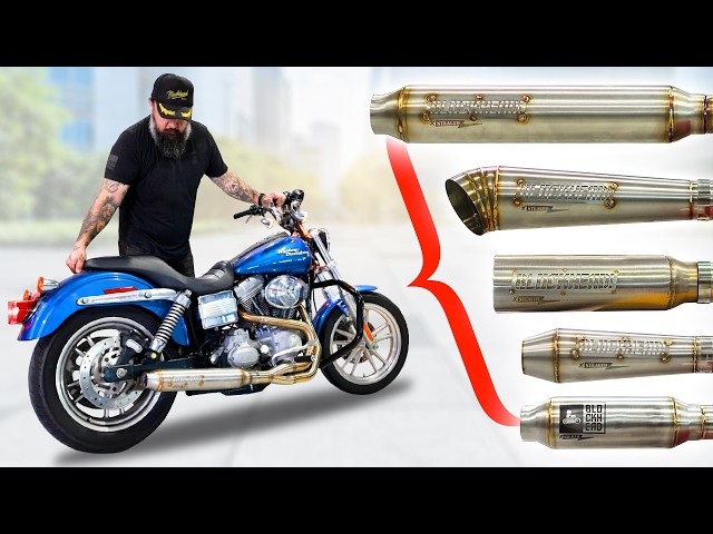 Harley Exhaust Sound Comparison!