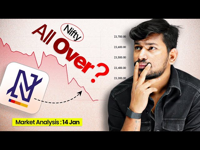 All Over for Nifty ? Market Analysis || Nifty , Banknifty and World Markets || 14 JAN 2024