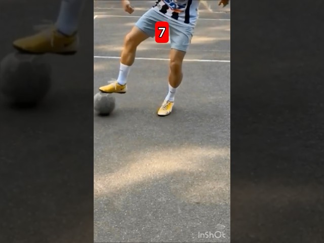 20 Ground Moves Tutorial - Street Football Skills 1-10 #shorts #streetfootball #streetsoccer