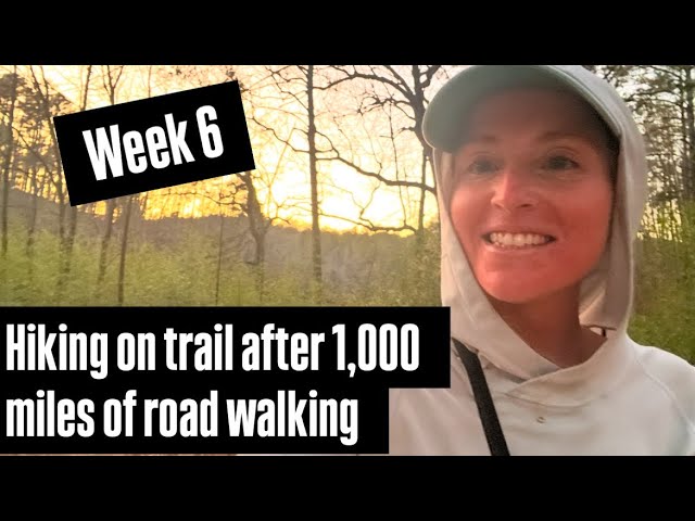 Hiking on Trail After 1,000 Miles of Road Walking