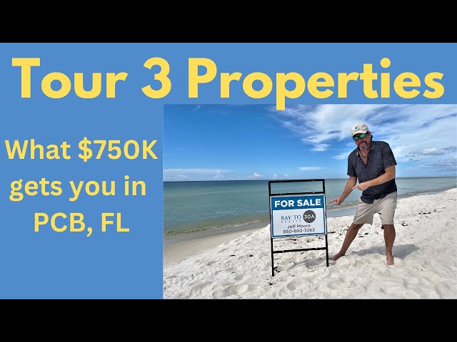 See what you get for $750K in Panama City Beach, FL