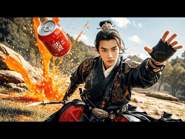 Man breaks open a can with one finger# funny# funny #kungfu #performance