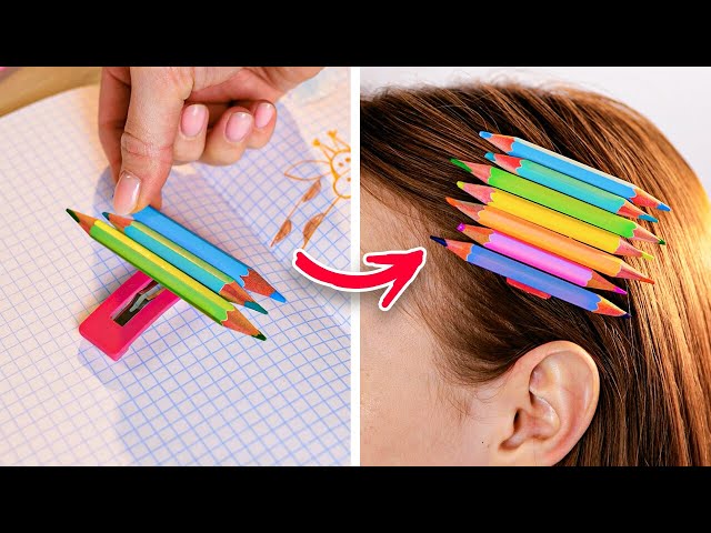 इस आसान रंगीन DIY के साथ अपने स्कूल की सामग्री को बदलें! 🌈