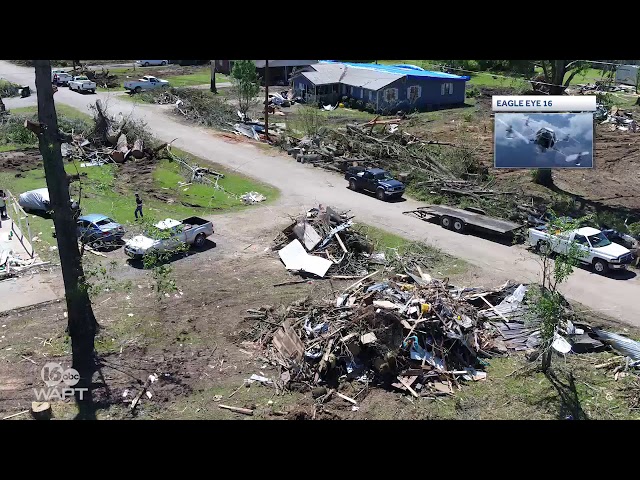 Morton, Mississippi Tornado Damage - April 2019