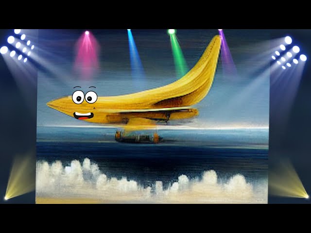 Doodles Airplanes - Doodles are flying and singing, Banana Airplane - Plane photoshop funniest