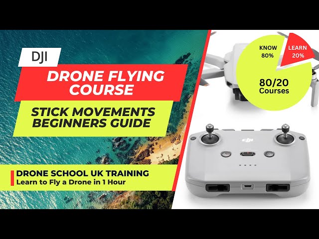 Learn How DJI drones Fly - Know what your 4 left & 4 right stick movements do - Beginners Guide