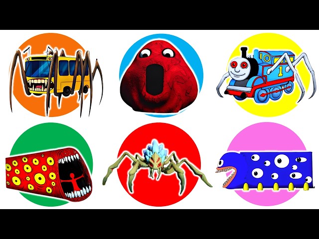 Spin Wheel Bus Eater, POU, Thomas Lipan, Train Eater, Spider Mod