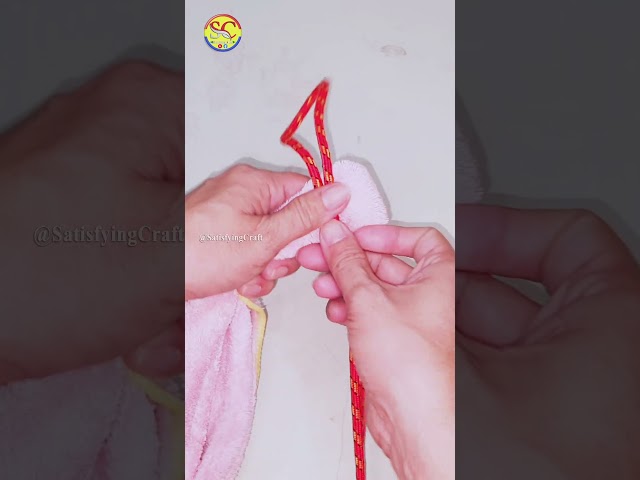 How to tie knot diy at home, rope tip tutorial ep2526