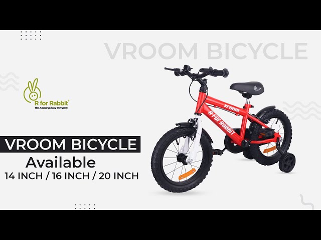 Vroom Bicycle For Kids With 90% Plug And Play Installation Video